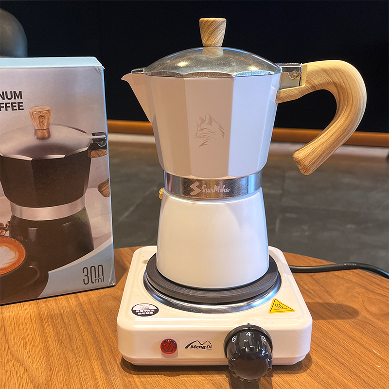 Moka Pot 3/6 Cup - Italian Sto - Moka Pot Stove recension och pris