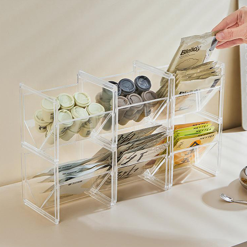 Vertical Tea Box Holder Stacka - Coffee Tea Sugar recension och pris