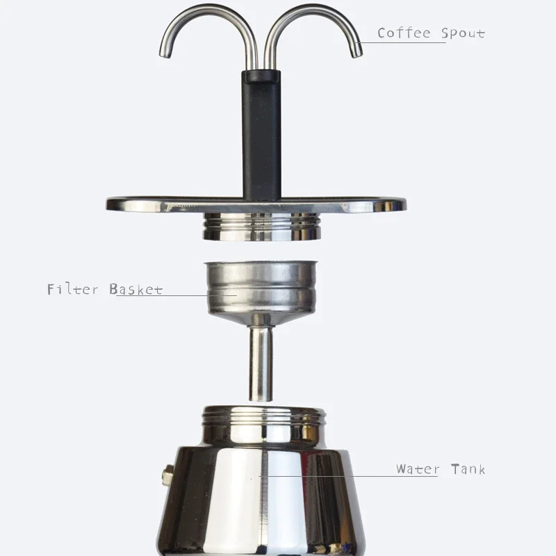 200ML Mini Moka Pot Double Tub - Moka Pot Stove recension och pris