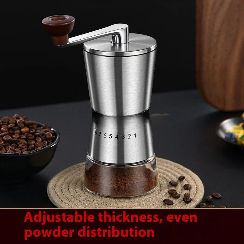 Adjustable Home Portable Coffe - Burr Hand Grinder recension och pris