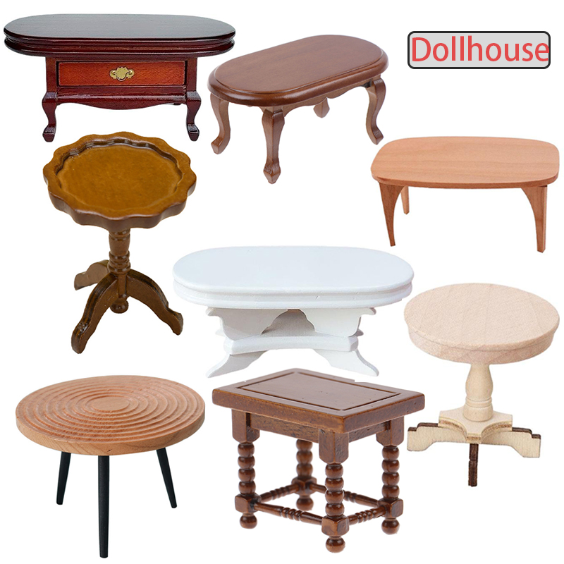 1:12 Dollhouse Miniature Round - Coffee Tea & Jane recension och pris