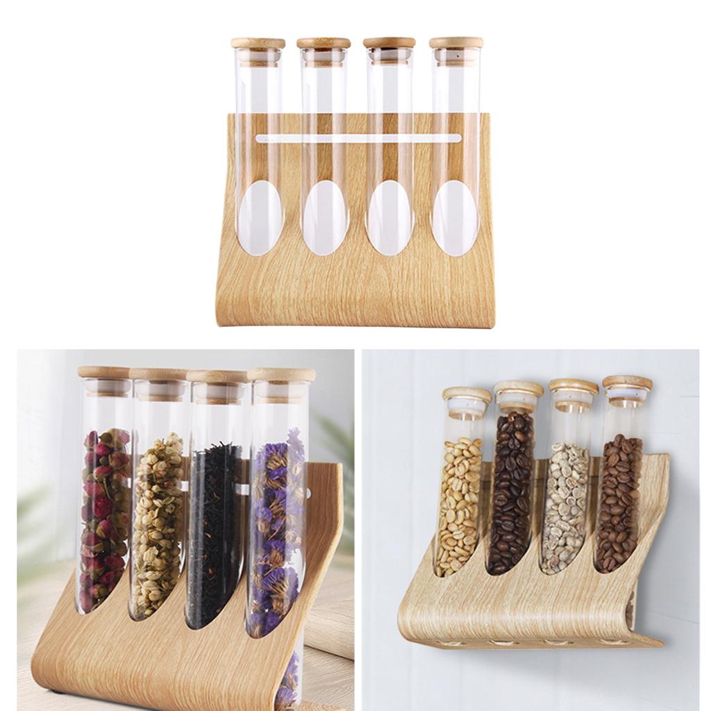 Glass Tube Storage Rack Visibl - Coffee Tea & Jane recension och pris