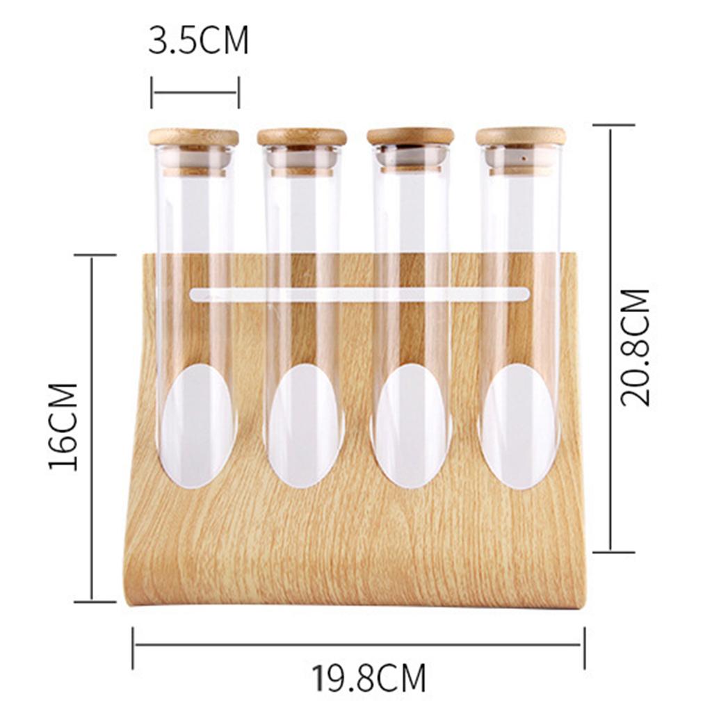 Glass Tube Storage Rack Visibl - Coffee Tea & Jane recension och pris