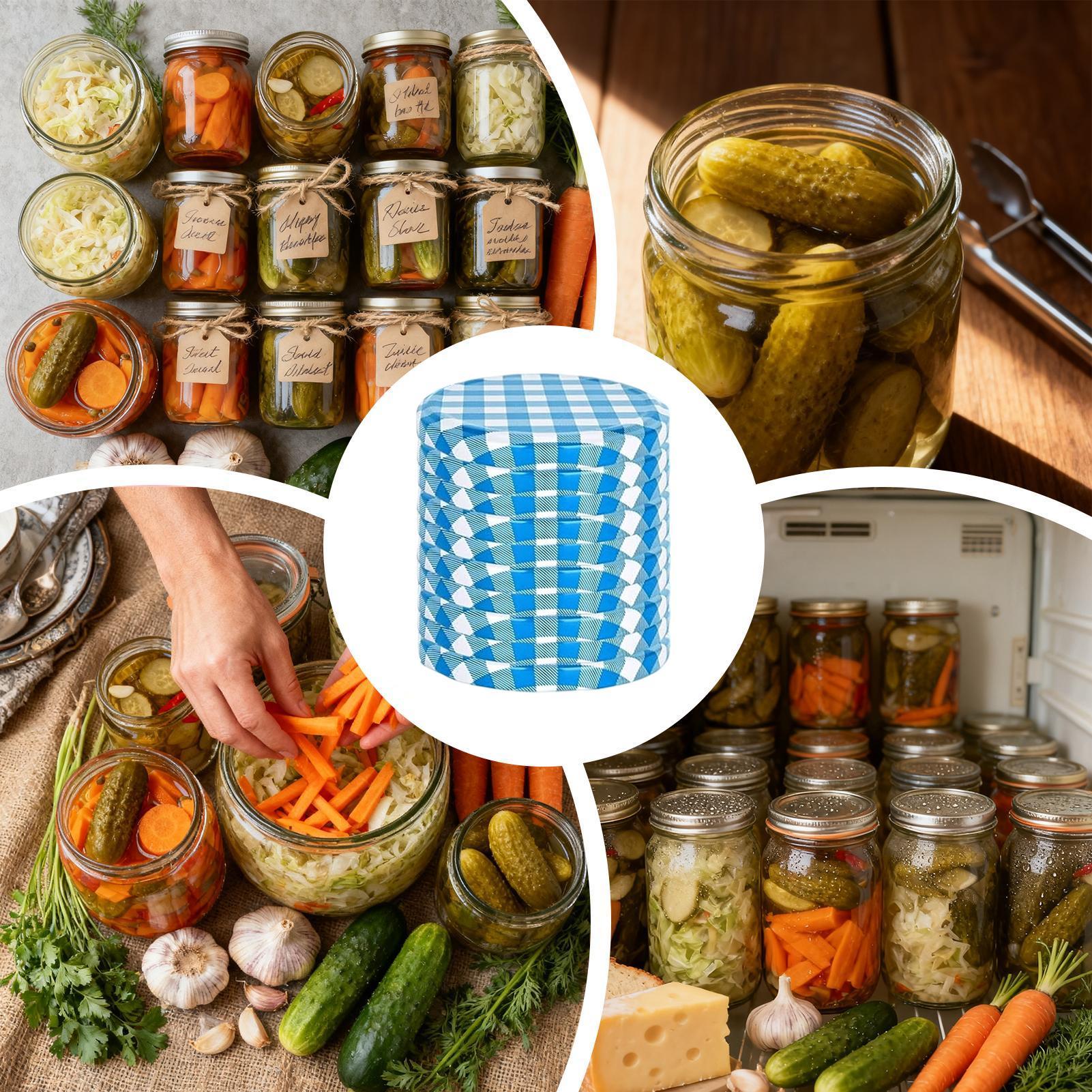 Canning Jar Lids 50 Piece Leak - Coffee Tea & Jane recension och pris