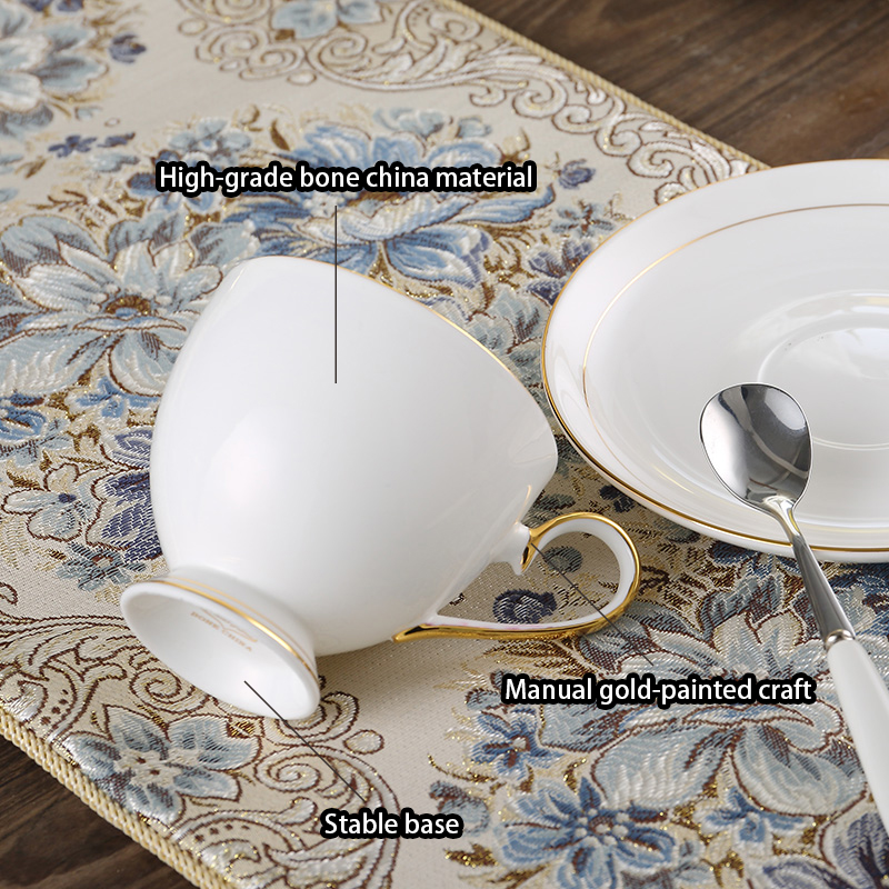Grace Bone China Coffee Set Wh - Coffee Tea And Sugar Set recension och pris