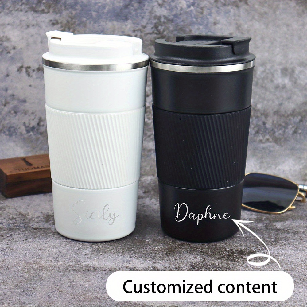 Custom Name Engraved Stainless - Coffee Tea Name recension och pris