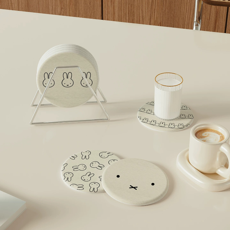 Miffy Kawaii Anime Coasters Cu - Xbloom Coffee Tea recension och pris