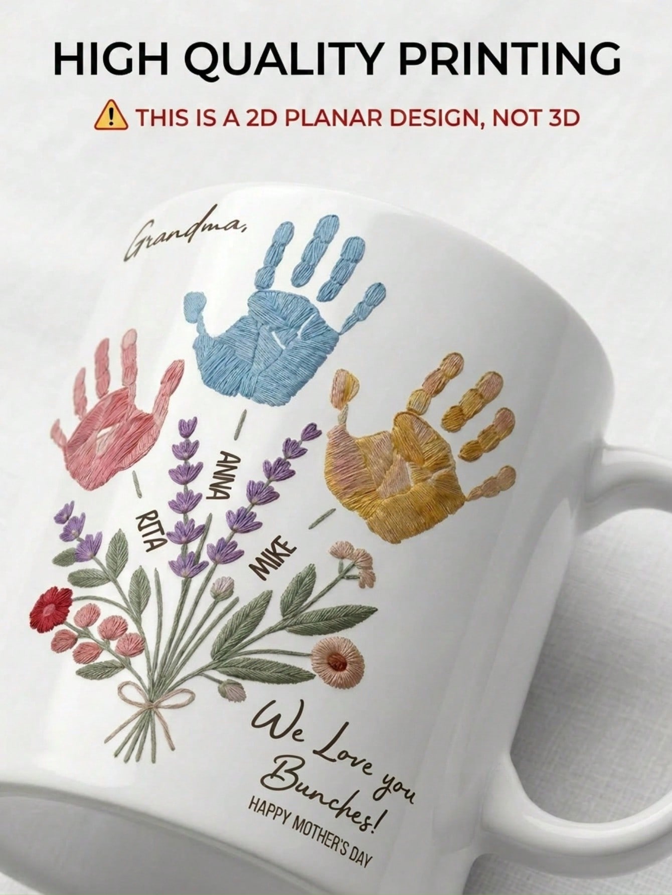 1 Set Custom Text Name Mug Han - Coffee Tea Name recension och pris