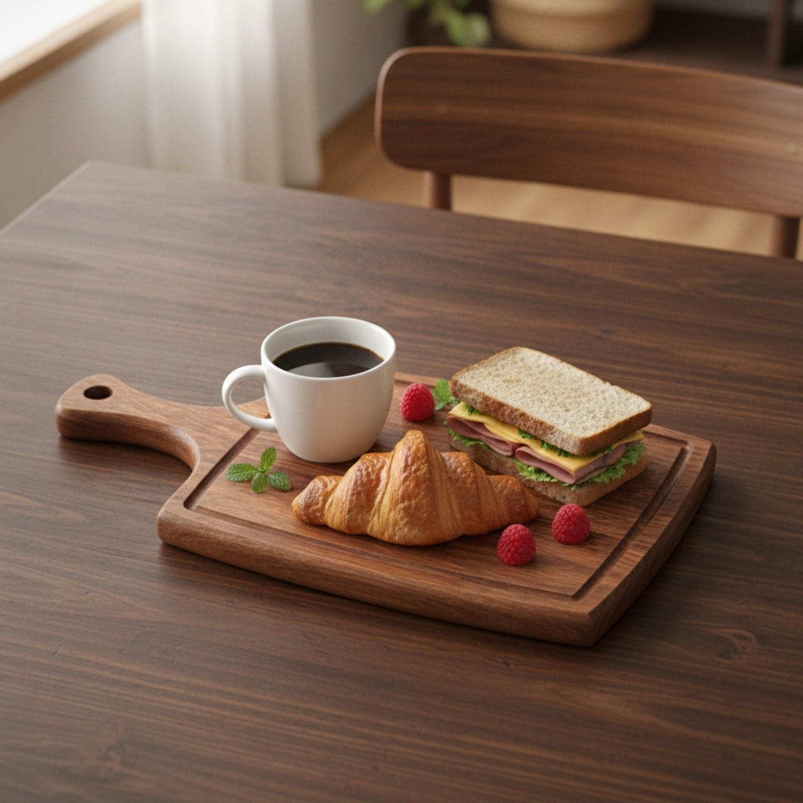 Wood Serving Tray with Hanging - Coffee Tea & Jane recension och pris